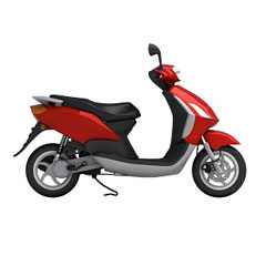 Knallert scooter elscooter
